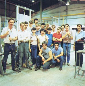 Caithness staff © 1985 Caithness Glass