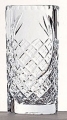 Crystal Oval Vase ¾ Cut - panel