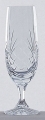 Crystal Champagne Flute ¾ Cut - panel