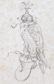 Hawk - design for engraving